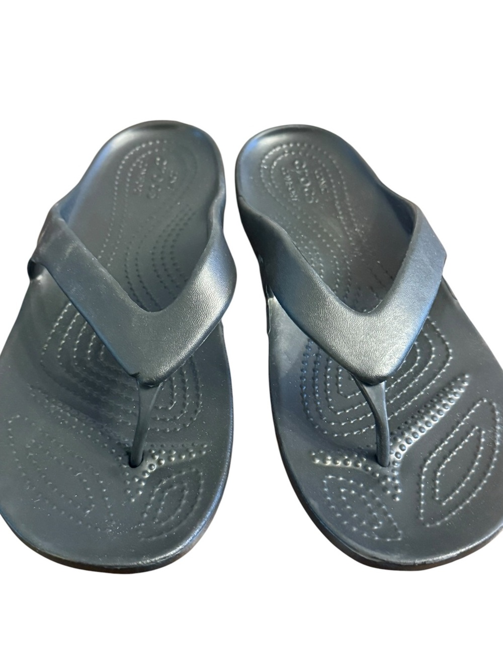 CROCS Women's Black Sandal Flip Flops NWOT Size 8